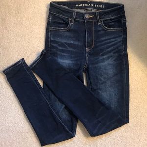 American Eagle Dark Wash Super Stretch Jeans
